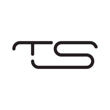 İlk harf vektör logo simgesini gösterir