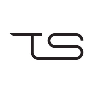 İlk harf vektör logo simgesini gösterir