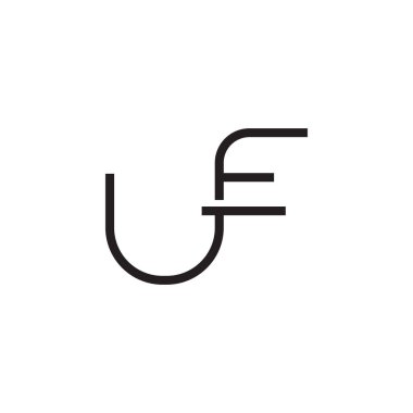 İlk harf vektör logo simgesine bak