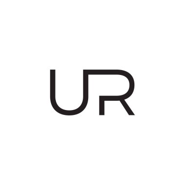 ilk harf vektör logo simgesi