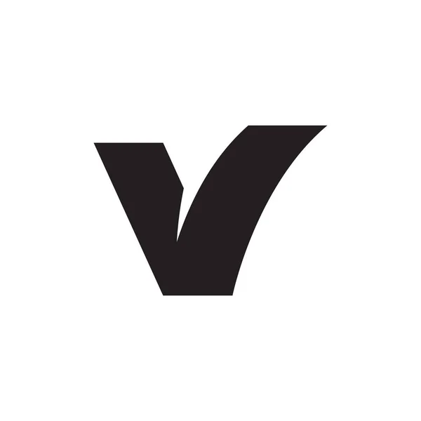 Ícone Logotipo Vetor Letra Inicial — Vetor de Stock