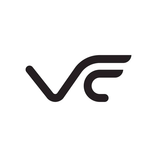 Icono Inicial Del Logotipo Del Vector Letra — Vector de stock