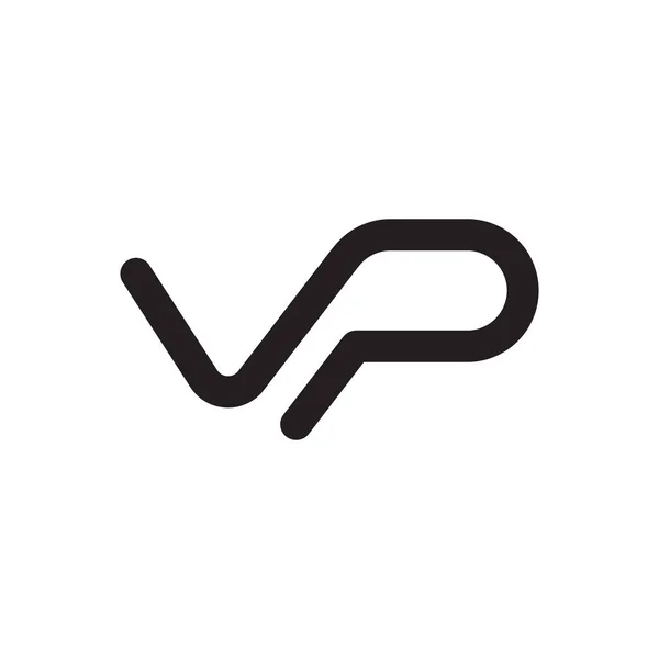 Ícone Logotipo Vetor Letra Inicial — Vetor de Stock