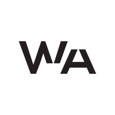 ilk harf vektör logo simgesi