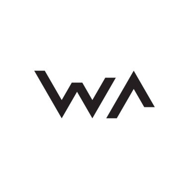 ilk harf vektör logo simgesi