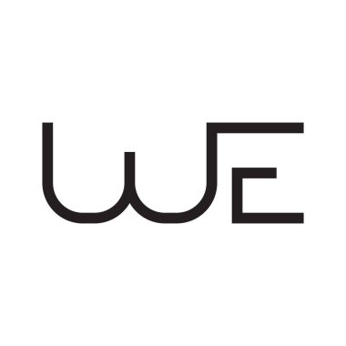 İlk harf vektör logo simgesi