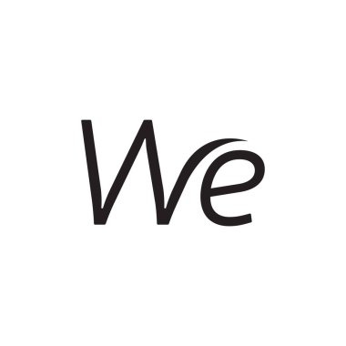 İlk harf vektör logo simgesi