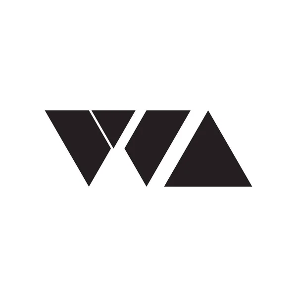 Inicial Carta Vector Icono Del Logotipo — Archivo Imágenes Vectoriales