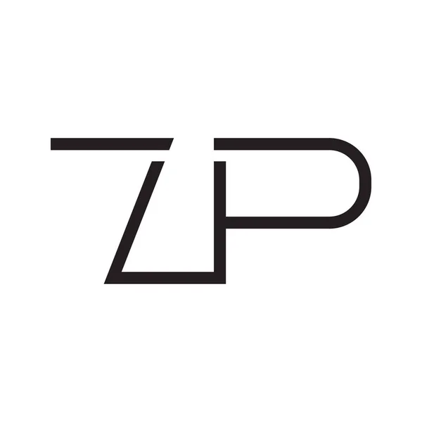 Zp初始字母向量图标 — 图库矢量图片