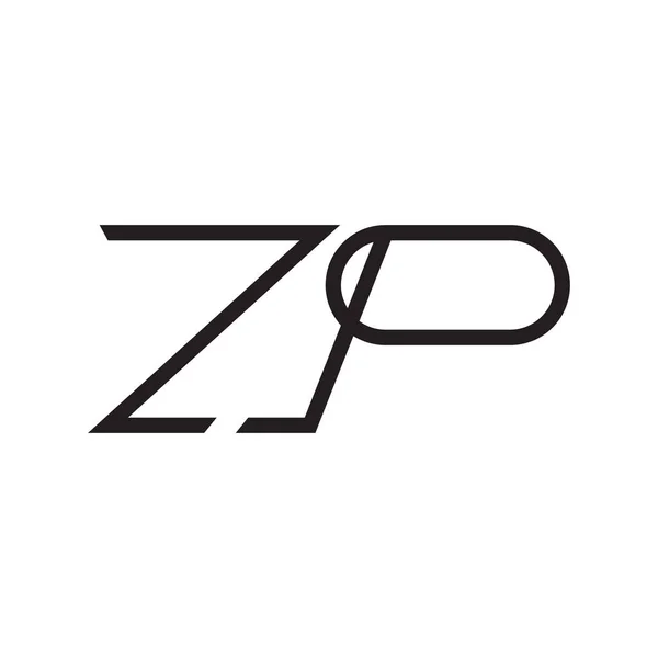 Zp初始字母向量图标 — 图库矢量图片