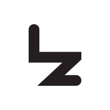 İlk harf vektör logosu simgesi