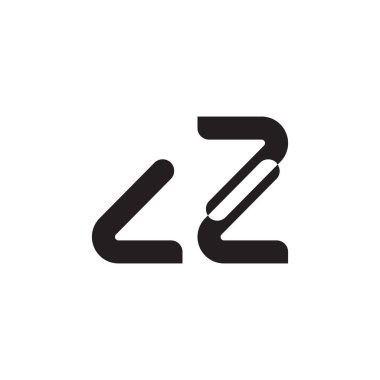 İlk harf vektör logosu simgesi