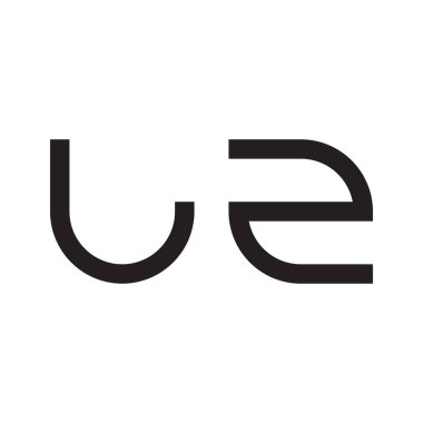 İlk harf vektör logosu simgesi