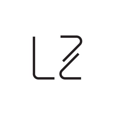 İlk harf vektör logosu simgesi