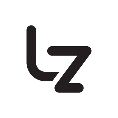 İlk harf vektör logosu simgesi