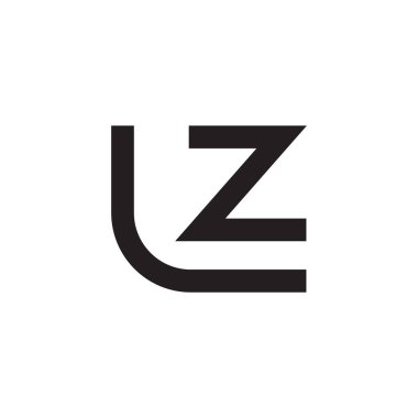 İlk harf vektör logosu simgesi