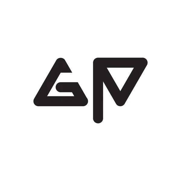 Ikon Logo Vektor Huruf Awal - Stok Vektor