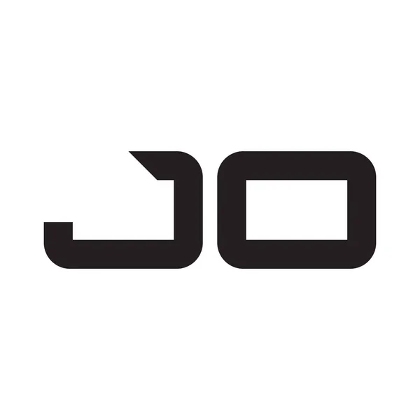 Eerste Letter Vector Logo Icoon — Stockvector