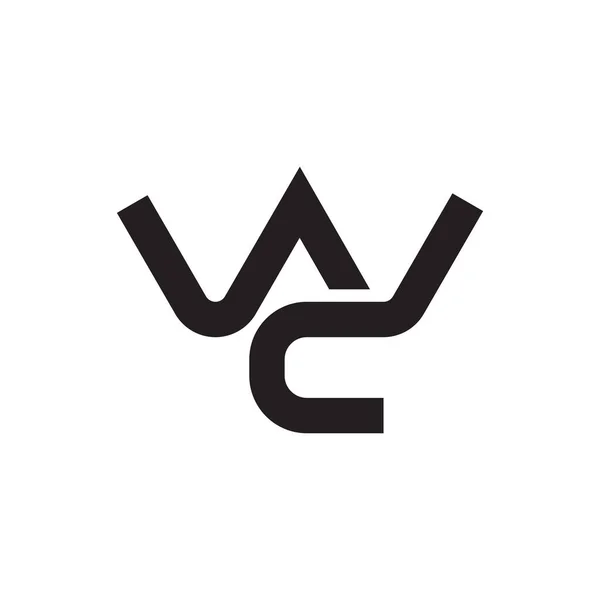 Anfangsbuchstabe Vektor Logo Symbol — Stockvektor