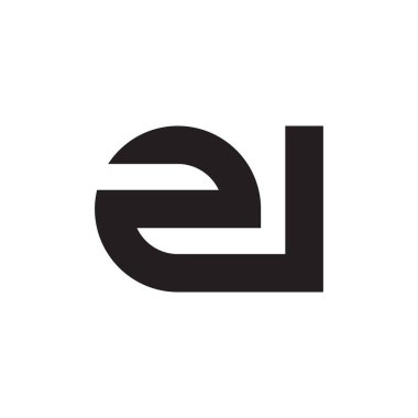 ei ilk harf vektör simgesi simgesi