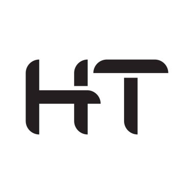 İlk harf vektör logosu simgesi