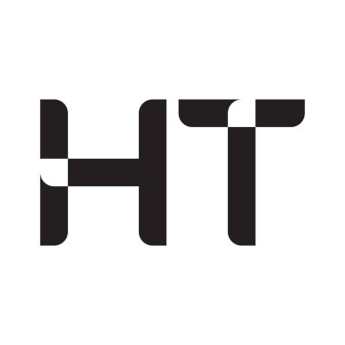 İlk harf vektör logosu simgesi