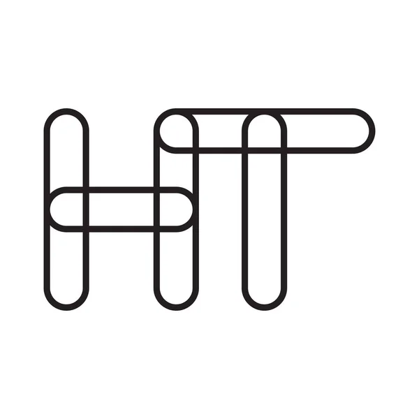 Harf Vektör Logosu Simgesi — Stok Vektör