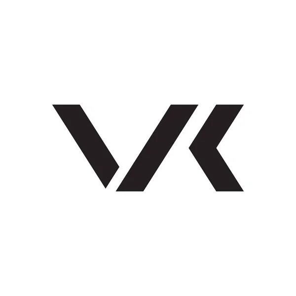 Första Bokstaven Vektor Logotyp Ikon — Stock vektor