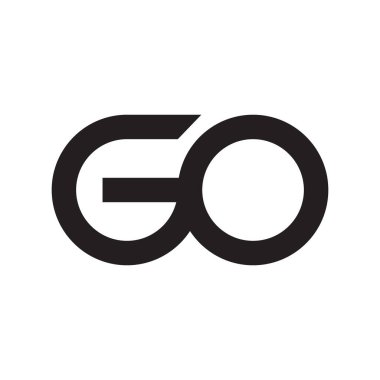 ilk harf vektör logo simgesine git