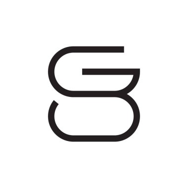 ilk harf vektör logo simgesine git