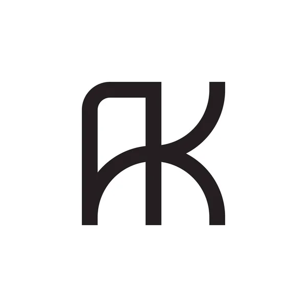 Anfangsbuchstabe Vektor Logo Symbol — Stockvektor