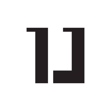 ij ilk harf vektör logosu simgesi