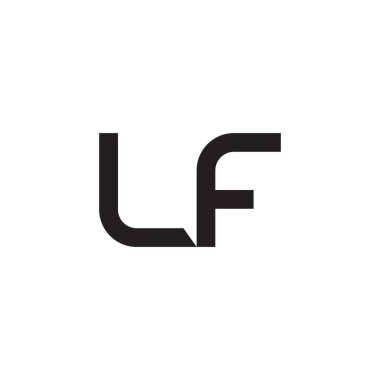 Eğer ilk harf vektör logo simgesi