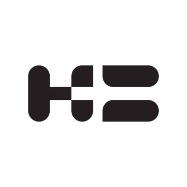 HB ilk harf logo şablon vektör simgesi tasarımı