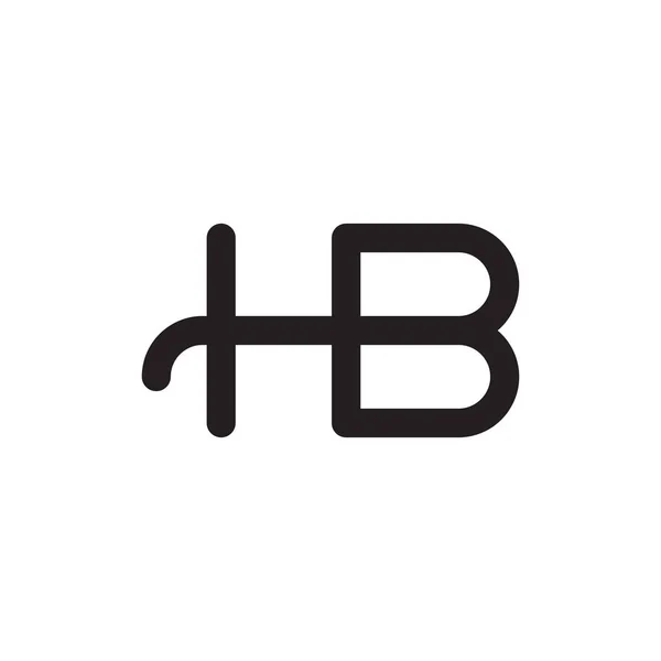 Första Bokstaven Logotyp Mall Vektor Ikon Design — Stock vektor