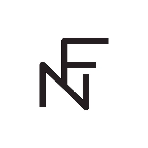 Modèle Lettre Initiale Logo Vectoriel Icône Design — Image vectorielle