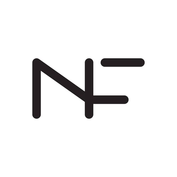 Initiële Letter Logo Template Vector Pictogram Ontwerp — Stockvector