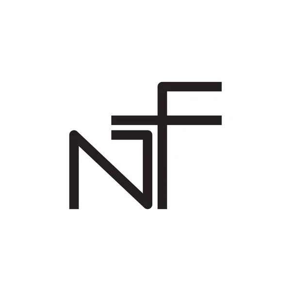 Inicial Carta Logotipo Modelo Vetor Ícone Design —  Vetores de Stock