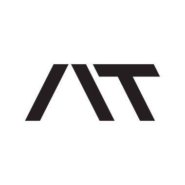 ilk harf vektör logo simgesinde