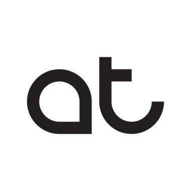 ilk harf vektör logo simgesinde