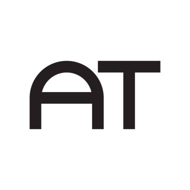 ilk harf vektör logo simgesinde