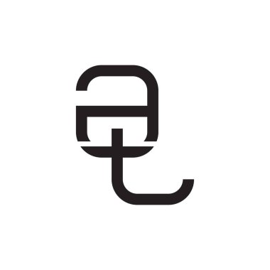 ilk harf vektör logo simgesinde