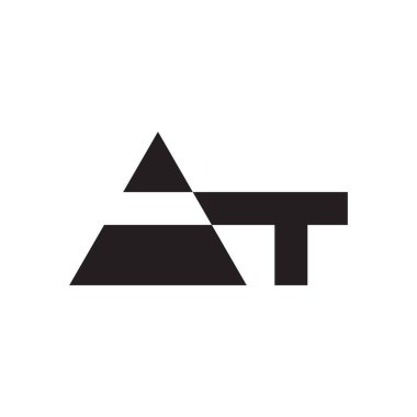 ilk harf vektör logo simgesinde