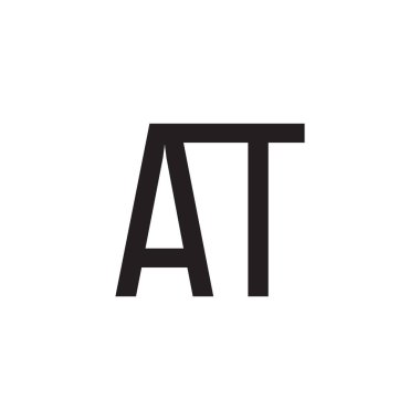 ilk harf vektör logo simgesinde