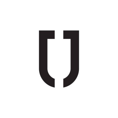 cj ilk harf vektör logo simgesi