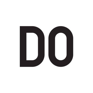 ilk harf vektör logo simgesini yap