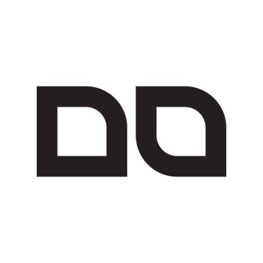 ilk harf vektör logo simgesini yap