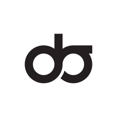 ilk harf vektör logo simgesini yap