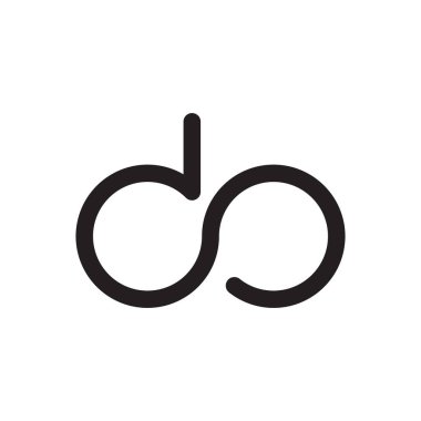 ilk harf vektör logo simgesini yap