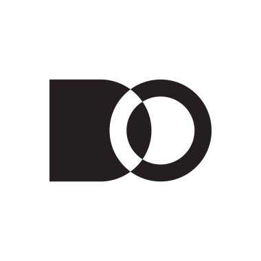 ilk harf vektör logo simgesini yap